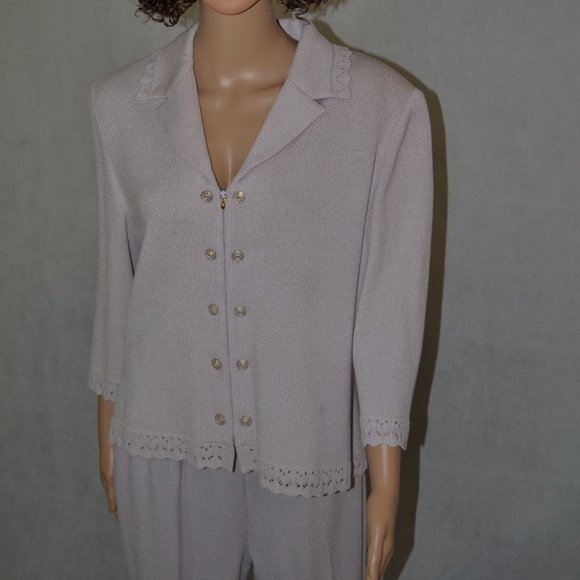 " BEAUTIFUL " ST . JOHN COLLECTION BY MARIE GRAY LIGHT PURPLE  SIZE 12/ 10 - Picture 2 of 14
